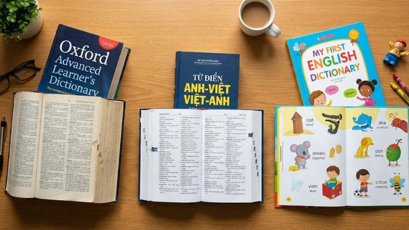 Kh&aacute;m ph&aacute; c&aacute;c loại Dictionary hữu &iacute;ch tại Tiki