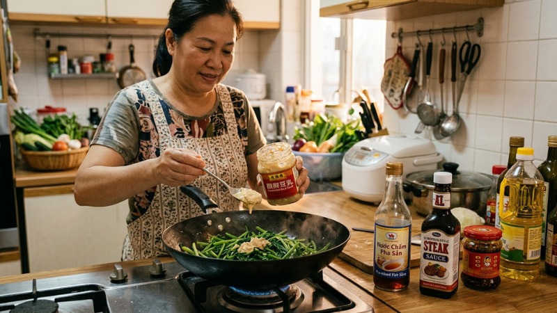 T&aacute;i hiện hương vị đặc sản ngay tại gian bếp với c&aacute;c loại sốt chấm đa dạng từ &Aacute; sang &Acirc;u