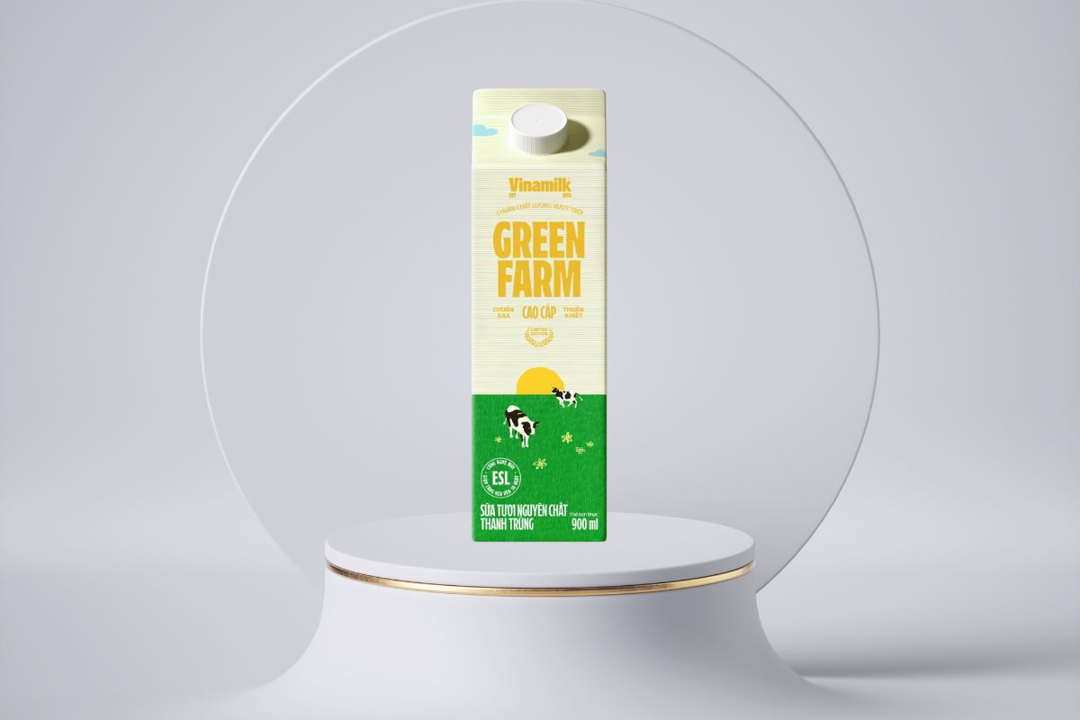 Sữa thanh trùng Vinamilk Green Farm