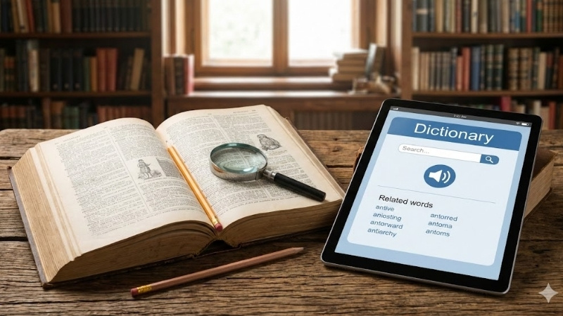 Kết hợp ưu điểm của cả từ điển giấy và online giúp tối ưu hiệu quả học tập