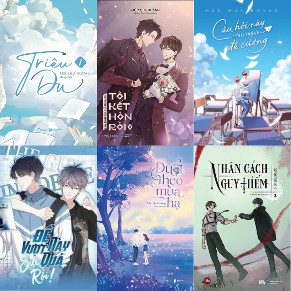 C&aacute;c t&aacute;c phẩm nổi bật của Mộc Qua Ho&agrave;ng