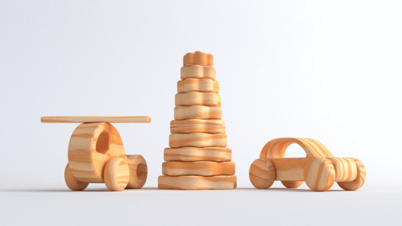 Đồ chơi xếp khối cho giai đoạn đầu đời của trẻ