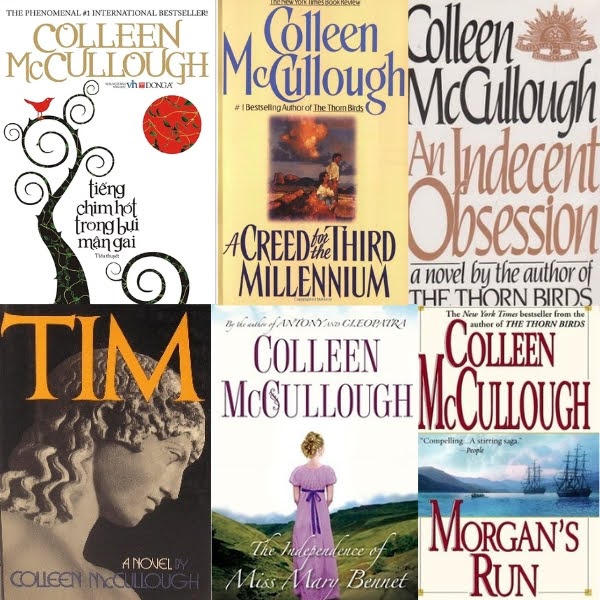 Tác phẩm nổi bật của tác giả Colleen Mccullough