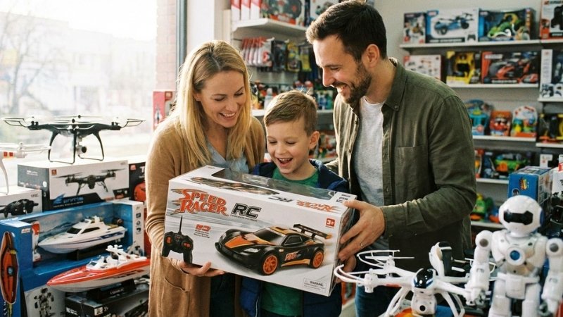 Chọn đồ chơi điều khiển theo độ tuổi, chất liệu an to&agrave;n, pin ph&ugrave; hợp v&agrave; s&oacute;ng điều khiển ổn định