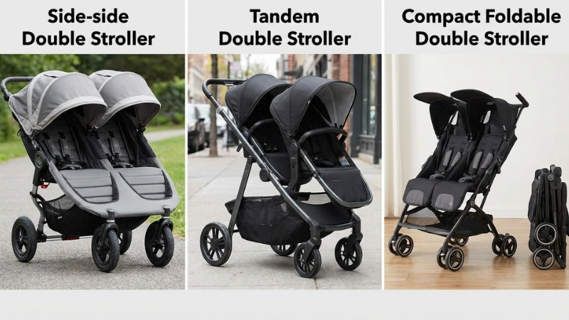 Gợi &yacute; c&aacute;c d&ograve;ng xe đẩy đ&ocirc;i phổ biến, gi&uacute;p ba mẹ chọn mẫu ph&ugrave; hợp kh&ocirc;ng gian, nhu cầu