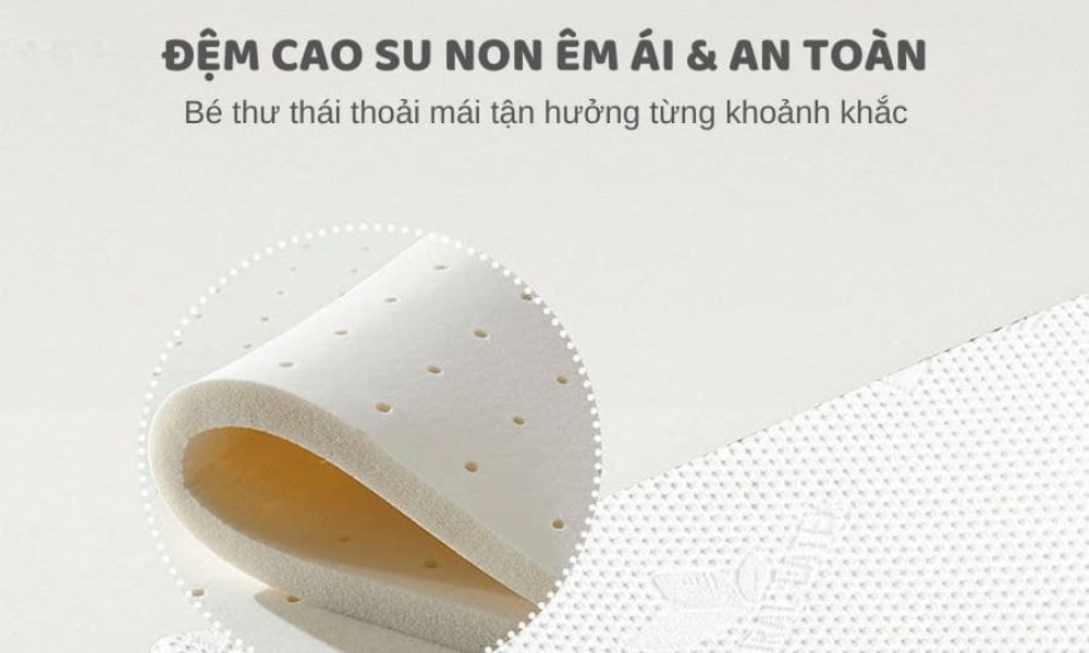 Chất liệu an toàn cho làn da nhạy cảm của bé