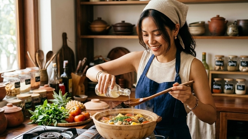 Giấm ăn chất lượng cao, ph&ugrave; hợp chế biến v&agrave; pha nước chấm