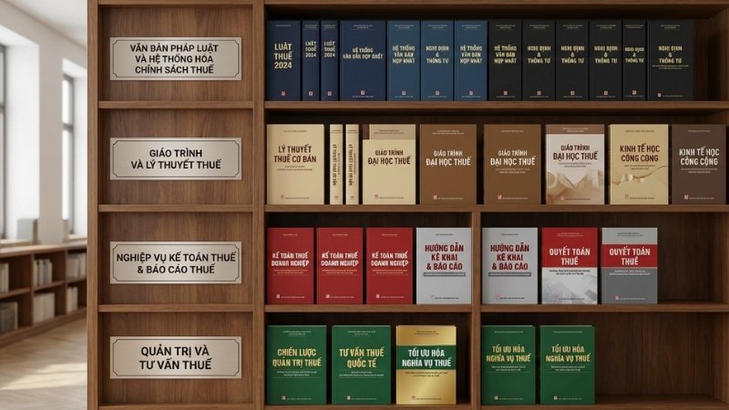 Danh mục s&aacute;ch thuế tại Tiki gồm văn bản ph&aacute;p luật, gi&aacute;o tr&igrave;nh, nghiệp vụ kế to&aacute;n thuế v&agrave; s&aacute;ch quản trị