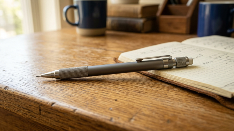 Viết nhanh gọn, n&eacute;t chuẩn x&aacute;c với b&uacute;t ch&igrave; bấm tiện lợi mỗi ng&agrave;y