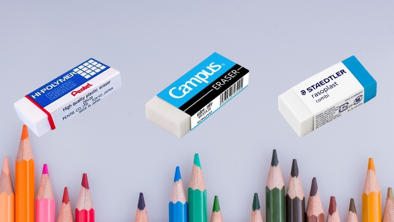 G&ocirc;m tẩy chất lượng cao kh&ocirc;ng l&agrave;m r&aacute;ch giấy khi sử dụng