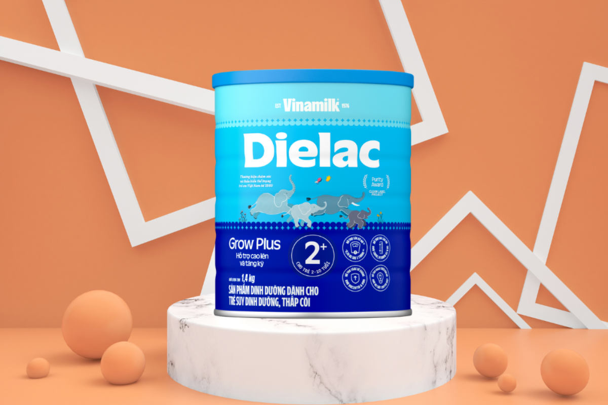Dielac Grow Plus là giải pháp dinh dưỡng giúp bé phát triển toàn diện