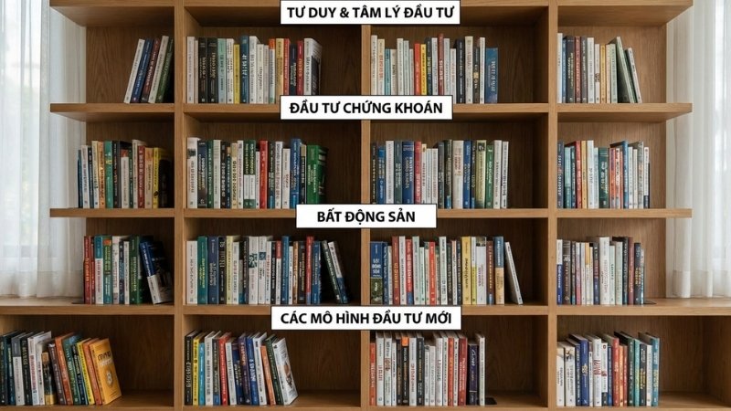 S&aacute;ch đầu tư tr&ecirc;n Tiki đa dạng từ tư duy, chứng kho&aacute;n đến bất động sản v&agrave; xu hướng mới