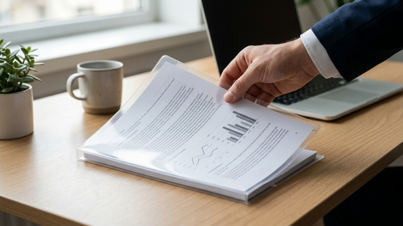 B&igrave;a l&aacute; gi&uacute;p lưu trữ hồ sơ ngăn nắp, giữ cho giấy tờ lu&ocirc;n phẳng phiu v&agrave; chuy&ecirc;n nghiệp