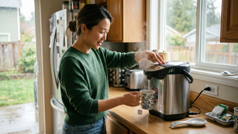 Nước n&oacute;ng lu&ocirc;n sẵn an to&agrave;n v&agrave; tiết kiệm