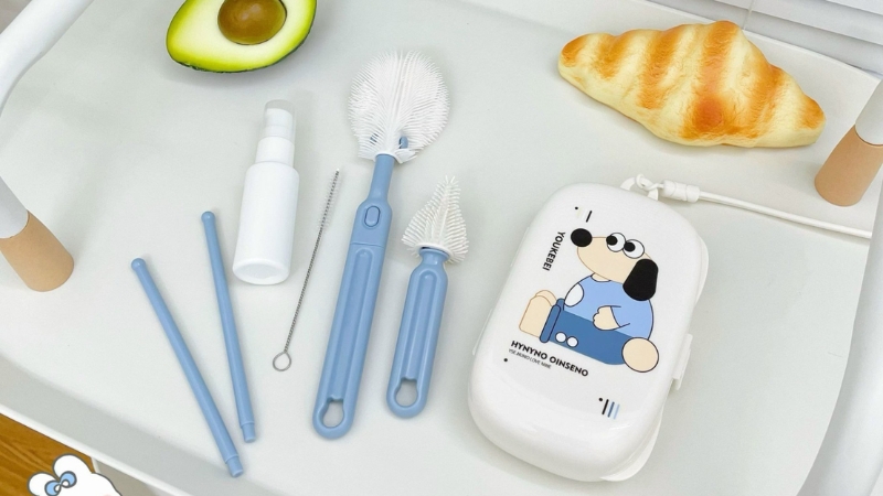 Cọ rửa b&igrave;nh sữa mềm mại, kh&ocirc;ng l&agrave;m trầy xước b&igrave;nh sữa