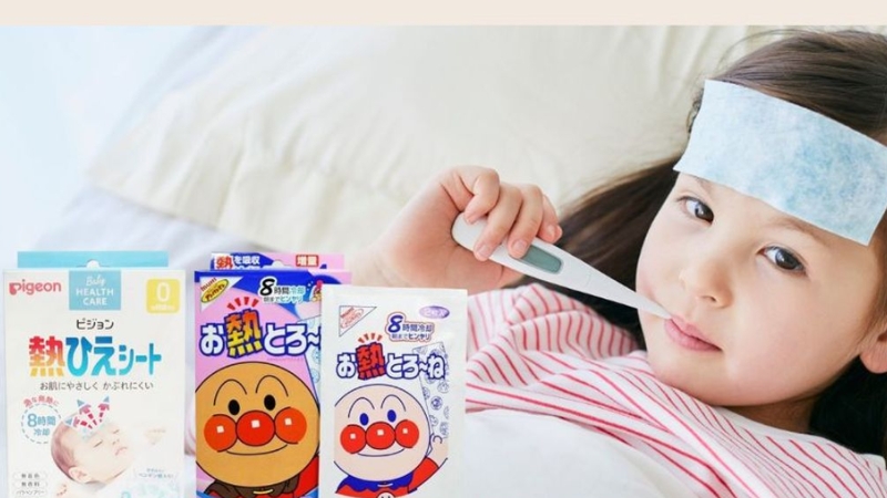 Miếng d&aacute;n hạ sốt nhỏ gọn, dễ sử dụng tại nh&agrave;