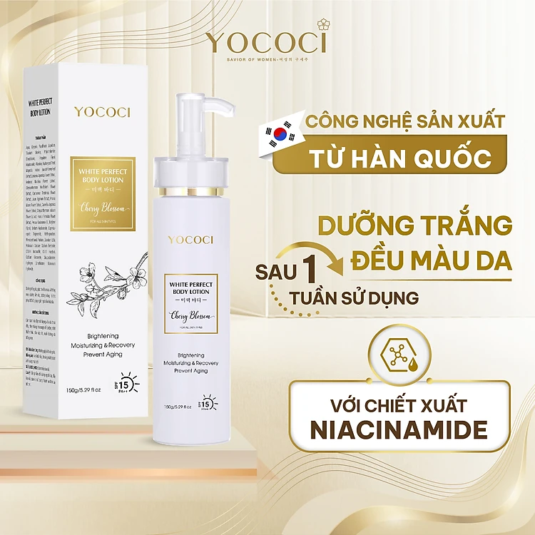kem dưỡng trắng body