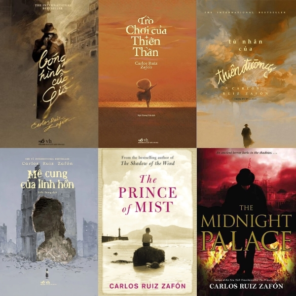 Các tác phẩm nổi bật của Carlos Ruiz Zafón