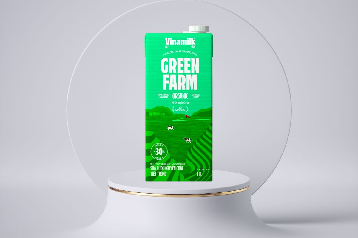 Sữa tươi tiệt trùng Vinamilk Green Farm Organic