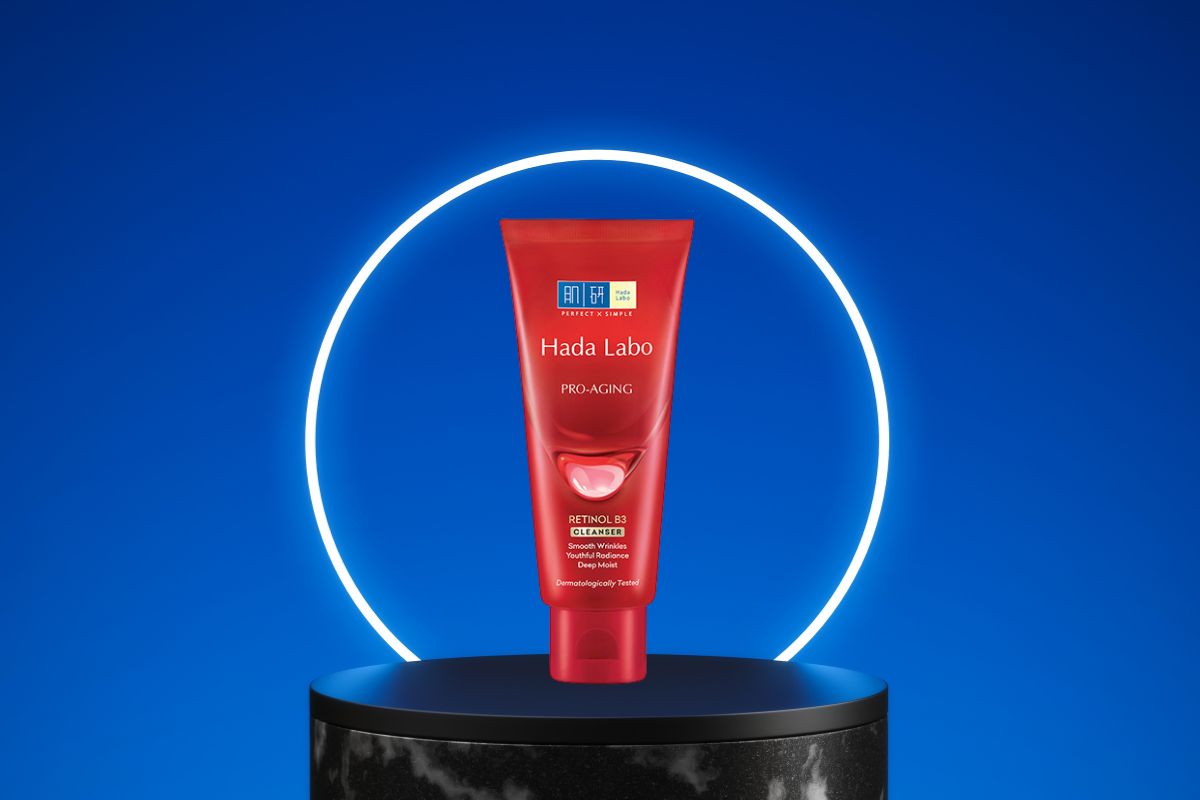 Sữa rửa mặt Hada Labo màu đỏ dùng cho da gì