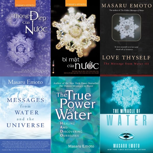 C&aacute;c t&aacute;c phẩm nổi bật của t&aacute;c giả Masaru Emoto