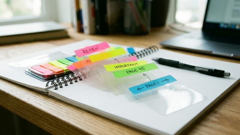 Giấy notes nhựa bền bỉ, chống nước, gi&uacute;p ghi ch&uacute; hiệu quả v&agrave; giao nhanh hỏa tốc tại Tiki