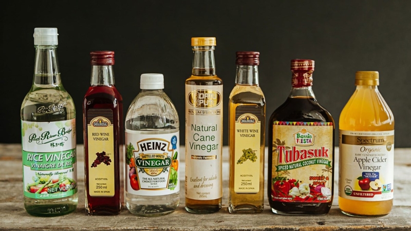 Giấm giúp món ăn thêm chua thanh hấp dẫn
