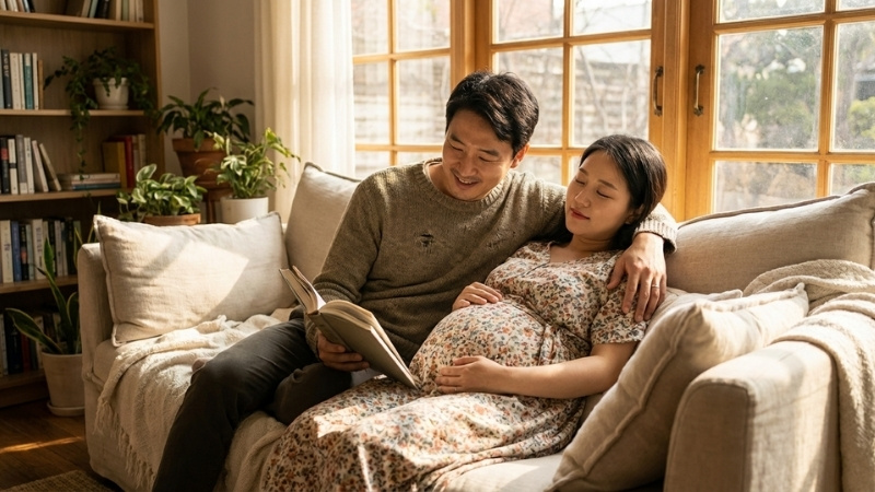 Thai gi&aacute;o kh&ocirc;ng chỉ l&agrave; gi&aacute;o dục sớm m&agrave; c&ograve;n l&agrave; sợi d&acirc;y gắn kết t&igrave;nh cảm thi&ecirc;ng li&ecirc;ng giữa cha mẹ v&agrave; thi&ecirc;n thần nhỏ