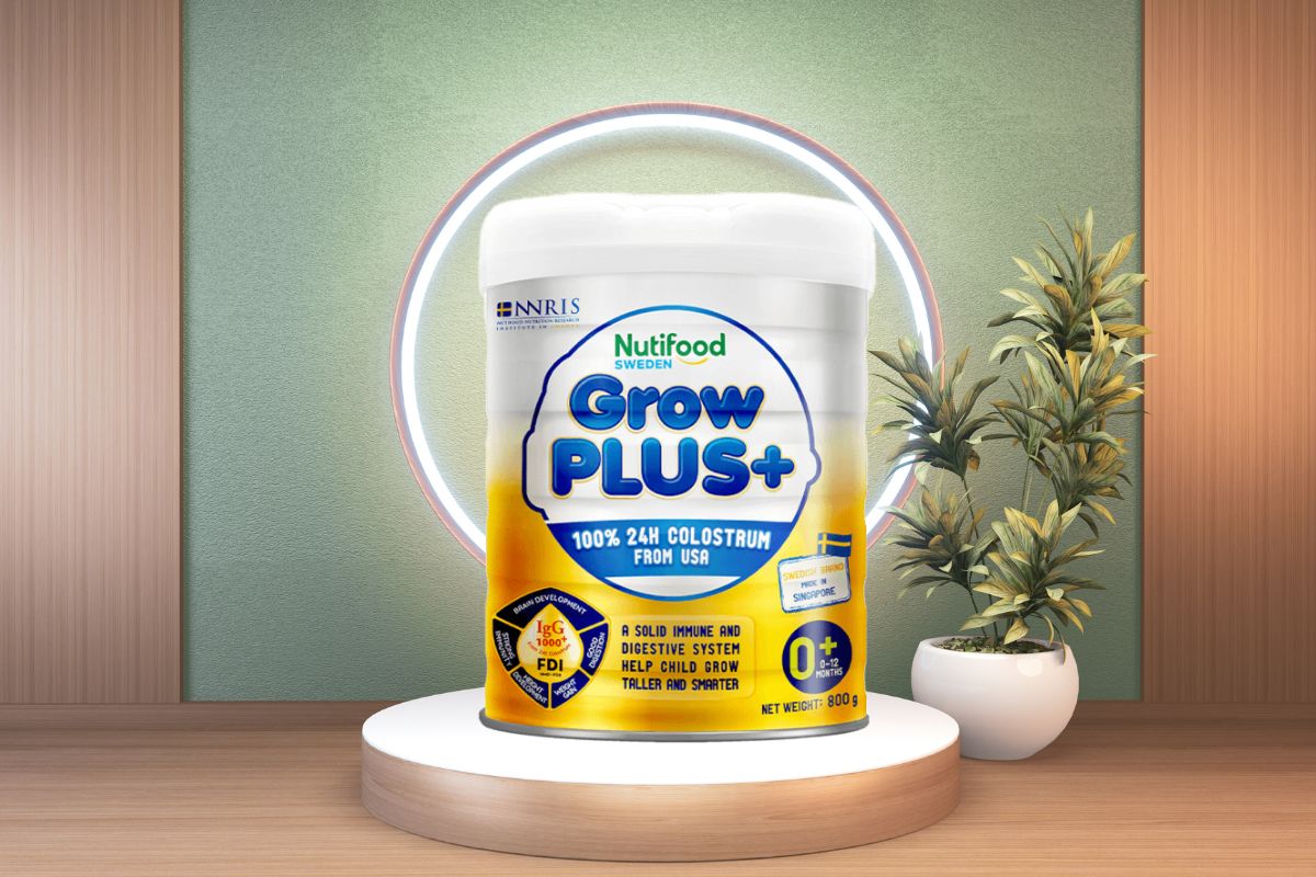 Sữa Grow Plus vàng giúp hỗ trợ tăng cường hệ miễn dịch cho bé