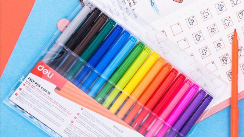 Sáp nước bút màu giúp bé thỏa sức sáng tạo với nét vẽ mềm mịn