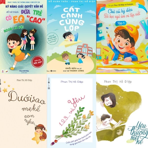 C&aacute;c t&aacute;c phẩm nổi bật của t&aacute;c giả Phan Hồ Điệp