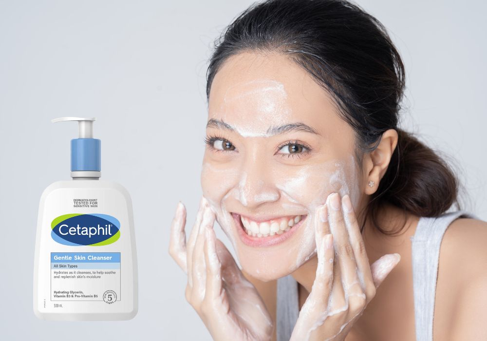 Cách dùng sữa rửa mặt Cetaphil hiệu quả 