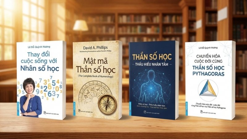 Nổi bật c&oacute; David Phillips, Quỳnh Hương c&ugrave;ng s&aacute;ch nh&acirc;n số học kinh điển, dễ hiểu