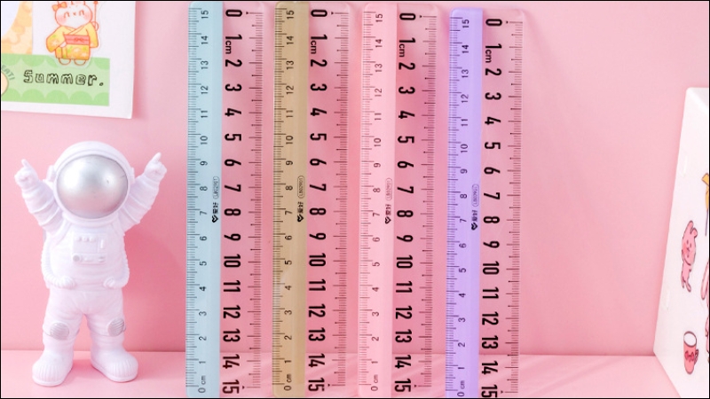 Thước Nhựa Cứng cho độ ch&iacute;nh x&aacute;c cao với vạch chia r&otilde; n&eacute;t