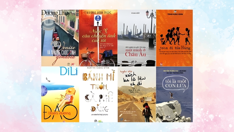 Sách du ký phù hợp cho người yêu khám phá và trải nghiệm.