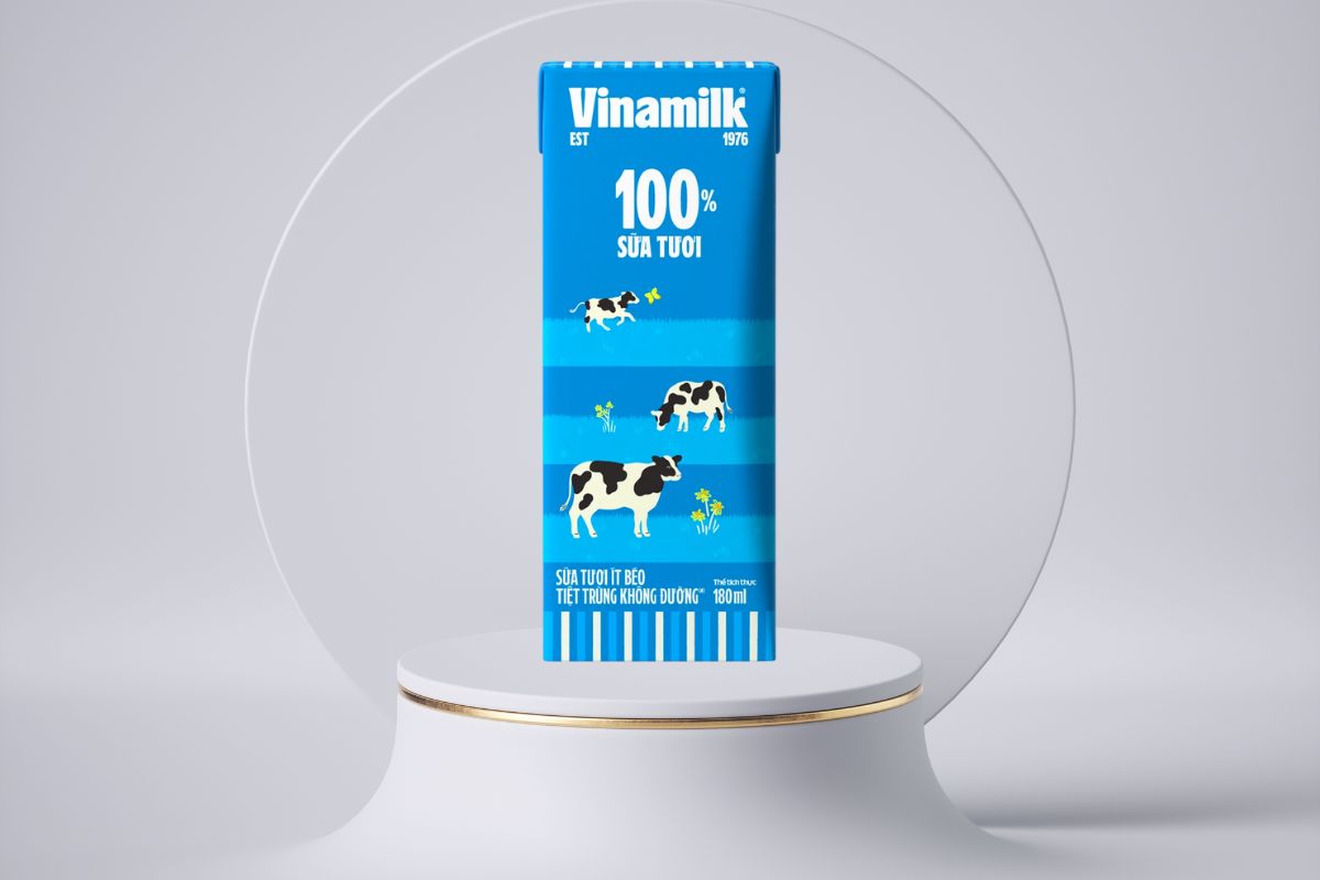 Sữa tươi tiệt trùng Vinamilk tách béo