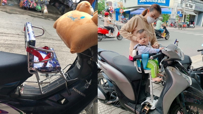 Gợi &yacute; chọn ghế đi xe m&aacute;y cho b&eacute; theo loại xe, vị tr&iacute; lắp v&agrave; t&iacute;nh năng an to&agrave;n