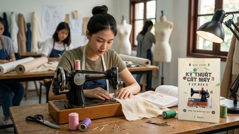 Tiki c&oacute; s&aacute;ch cắt may, th&ecirc;u đan, tư duy thời trang v&agrave; thủ c&ocirc;ng, ph&ugrave; hợp cả học nghề lẫn s&aacute;ng tạo