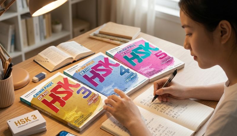 C&aacute;ch lựa chọn S&aacute;ch Luyện Thi Tiếng Hoa HSK ph&ugrave; hợp