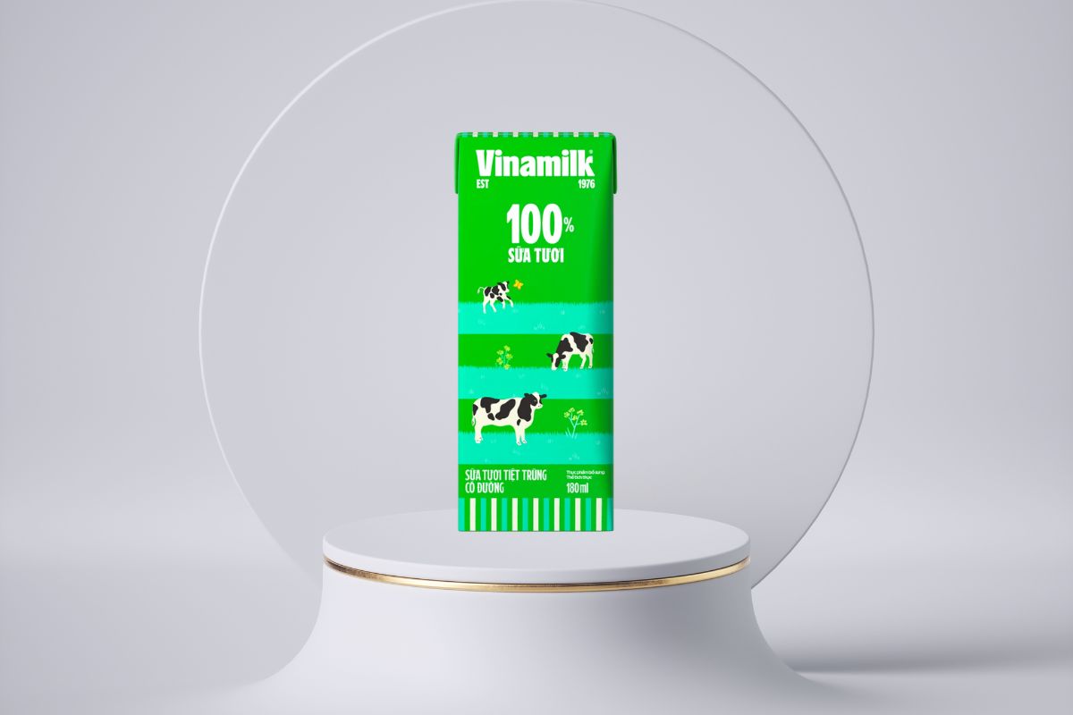 Sữa tươi tiệt trùng Vinamilk có đường