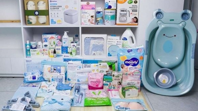 Set qu&agrave; thăm sinh v&agrave; đầy th&aacute;ng thiết thực cho mẹ v&agrave; b&eacute;