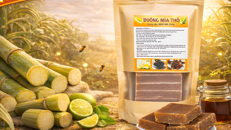 Đường n&acirc;u gi&uacute;p m&oacute;n ăn th&ecirc;m đậm đ&agrave; v&agrave; m&agrave;u sắc đẹp