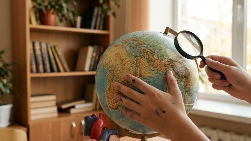 quả địa cầu - thiết bị giáo dục trường học môn địa lý chất lượng cao