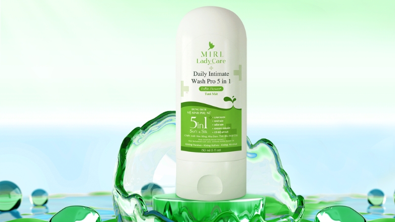 Dung dịch vệ sinh mang lại cảm gi&aacute;c kh&ocirc; tho&aacute;ng