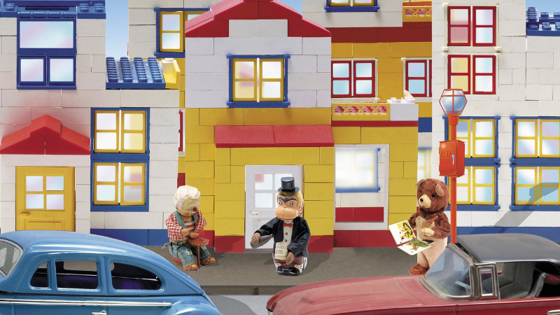 M&ocirc; h&igrave;nh lắp r&aacute;p th&agrave;nh phố thủ c&ocirc;ng r&egrave;n luyện sự kh&eacute;o l&eacute;o