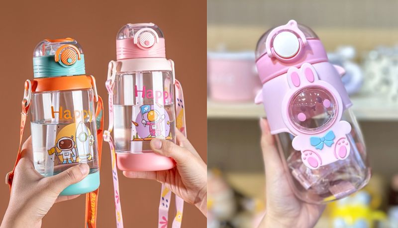 Bình uống, bình đựng nước cho bé tiện lợi, dễ dàng mang theo