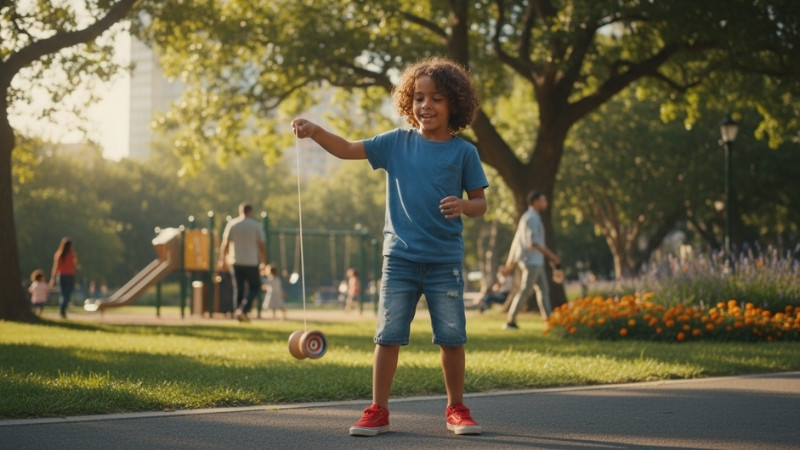 Yoyo là loại đồ chơi cổ điển được nhiều bé yêu thích và sử dụng