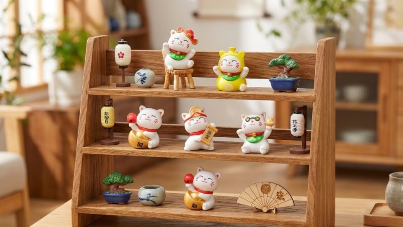 Mô hình trang trí tô điểm không gian sống, học tập thêm sinh động