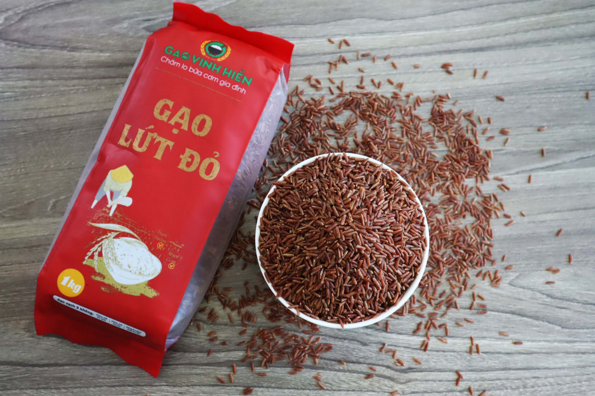 Gạo lứt đỏ Vinh Hiển