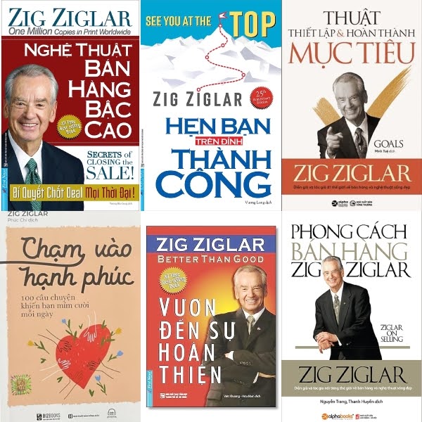 Bộ sách nổi bật của Zig Ziglar